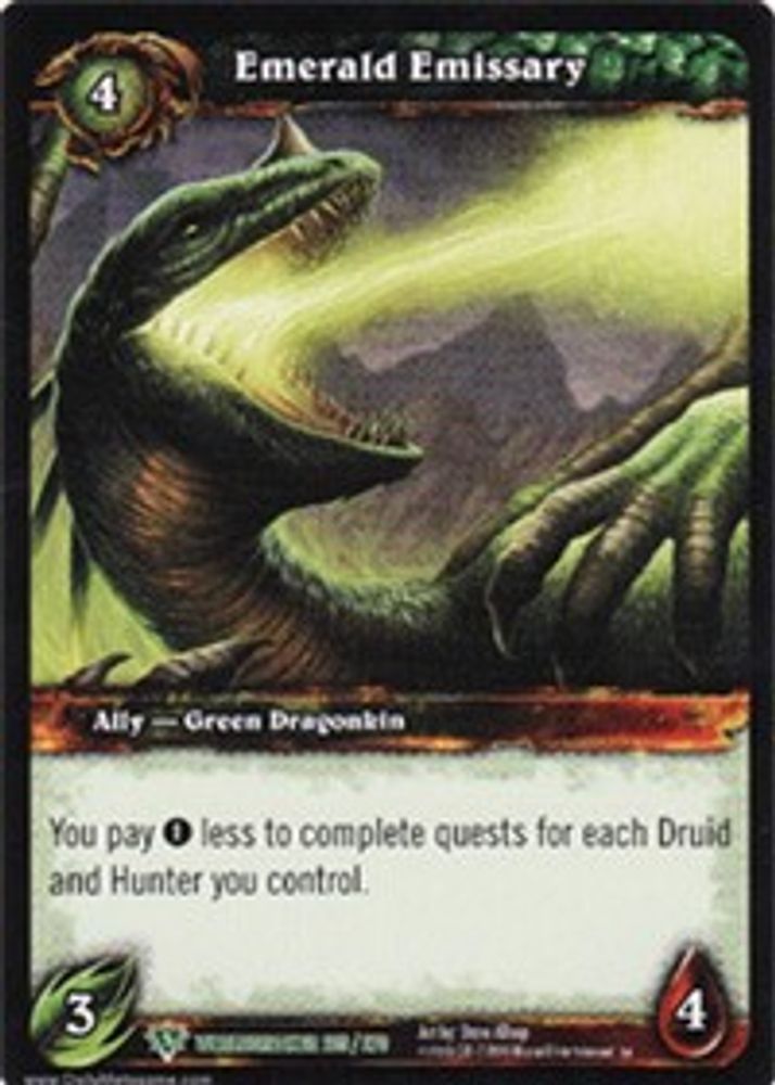 Emerald Emissary, Standard, front