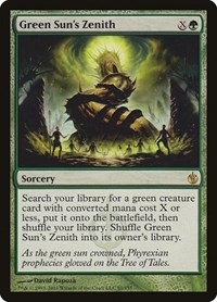 Green Sun's Zenith, Mirrodin Besieged