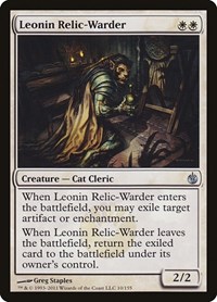 Leonin Relic-Warder, Mirrodin Besieged