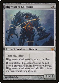 Blightsteel Colossus, Mirrodin Besieged