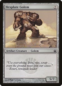 Hexplate Golem, Mirrodin Besieged