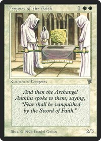 Keepers of the Faith, Legends
