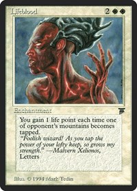 Lifeblood, Legends