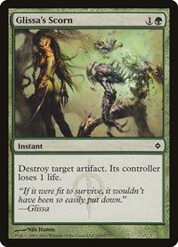 Glissa's Scorn, New Phyrexia