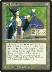 Marble Priest, Legends