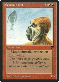 Mountain Yeti, Legends