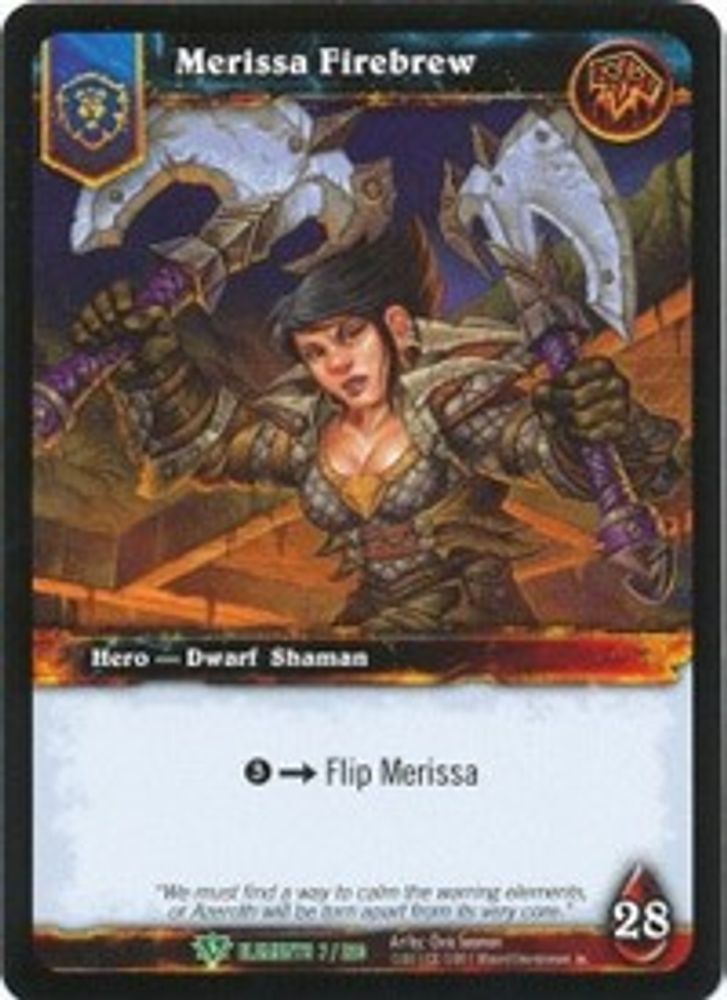 Merissa Firebrew, Standard, front