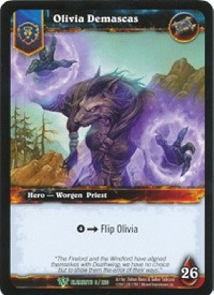Olivia Demascas, Standard, front