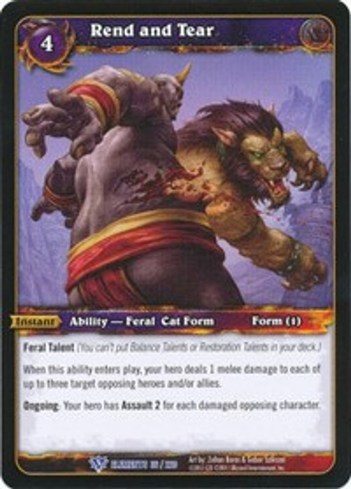 Rend and Tear, Standard, front