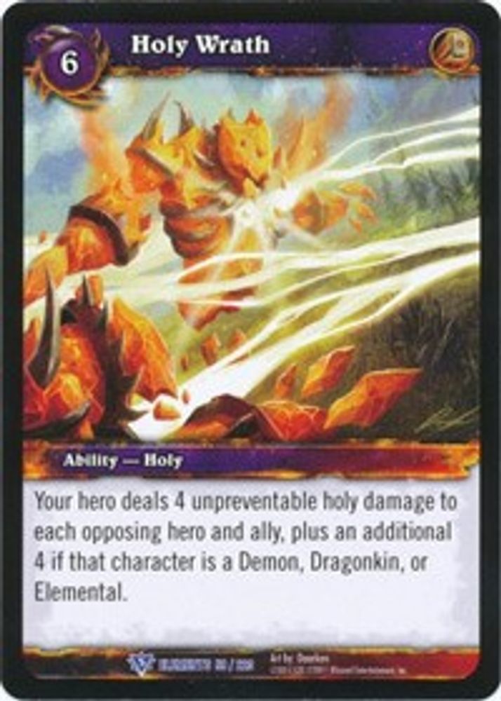 Holy Wrath, Standard, front