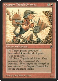 Quarum Trench Gnomes, Legends