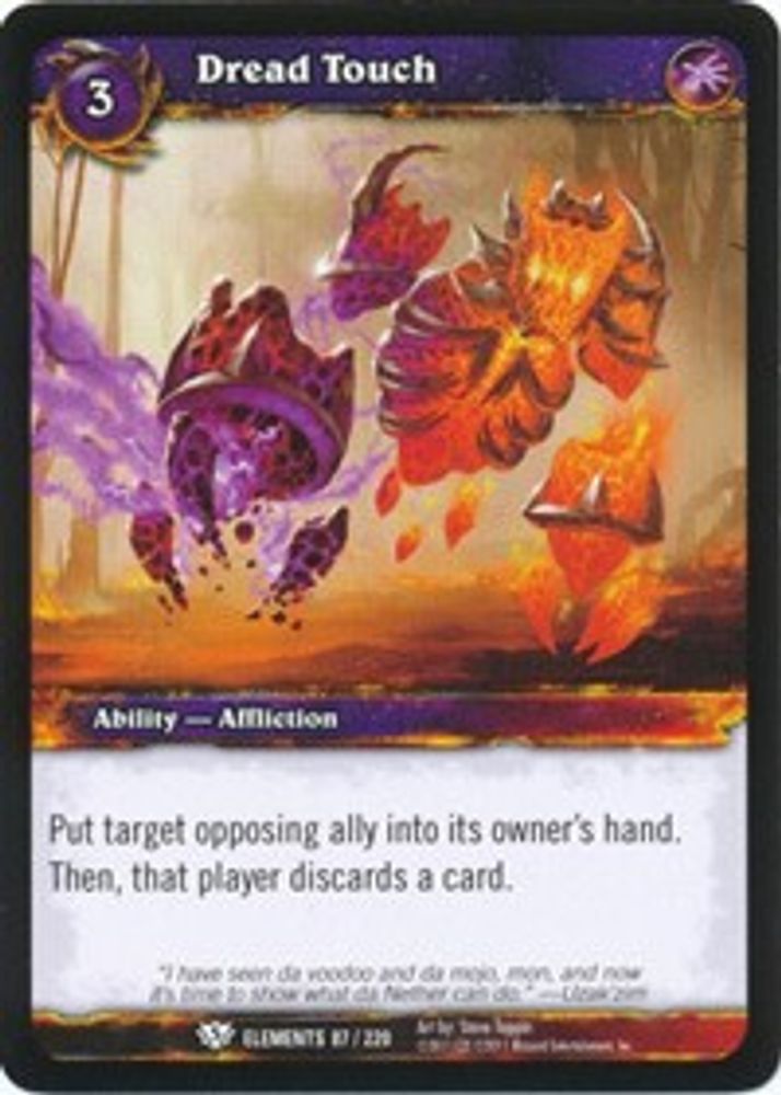 Dread Touch, Standard, front
