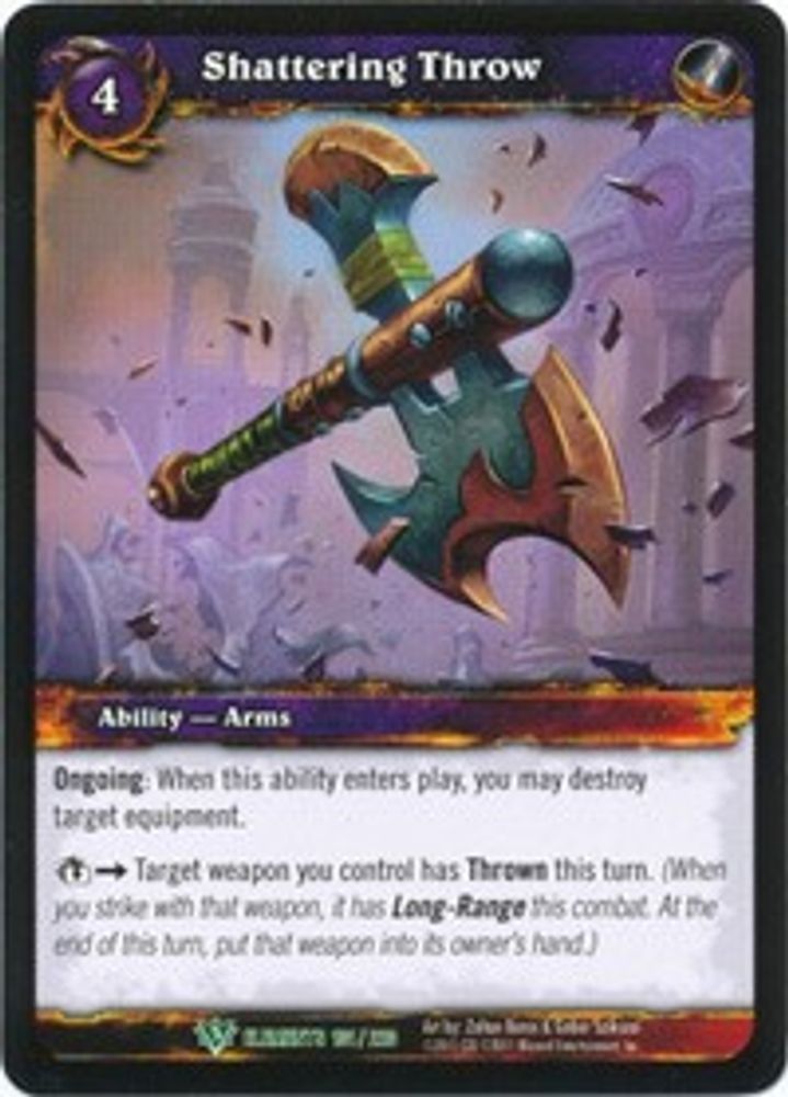 Shattering Throw, Standard, front