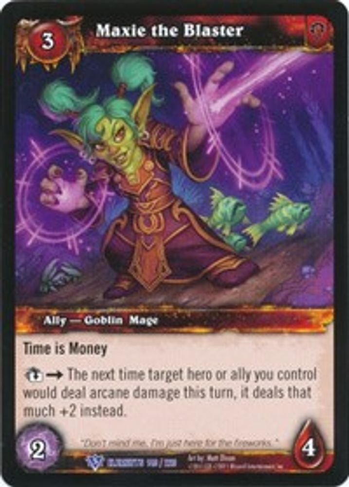 Maxie the Blaster, Standard, front