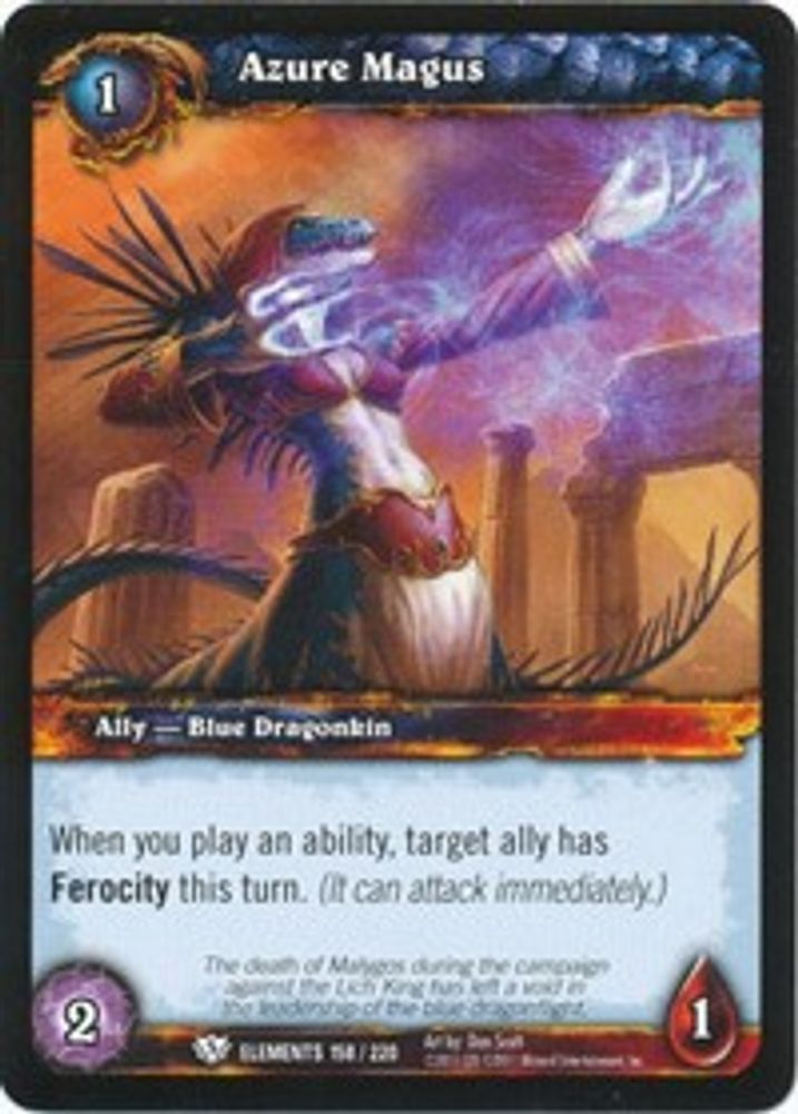 Azure Magus, Standard, front