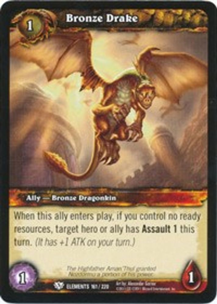 Bronze Drake, Standard, front