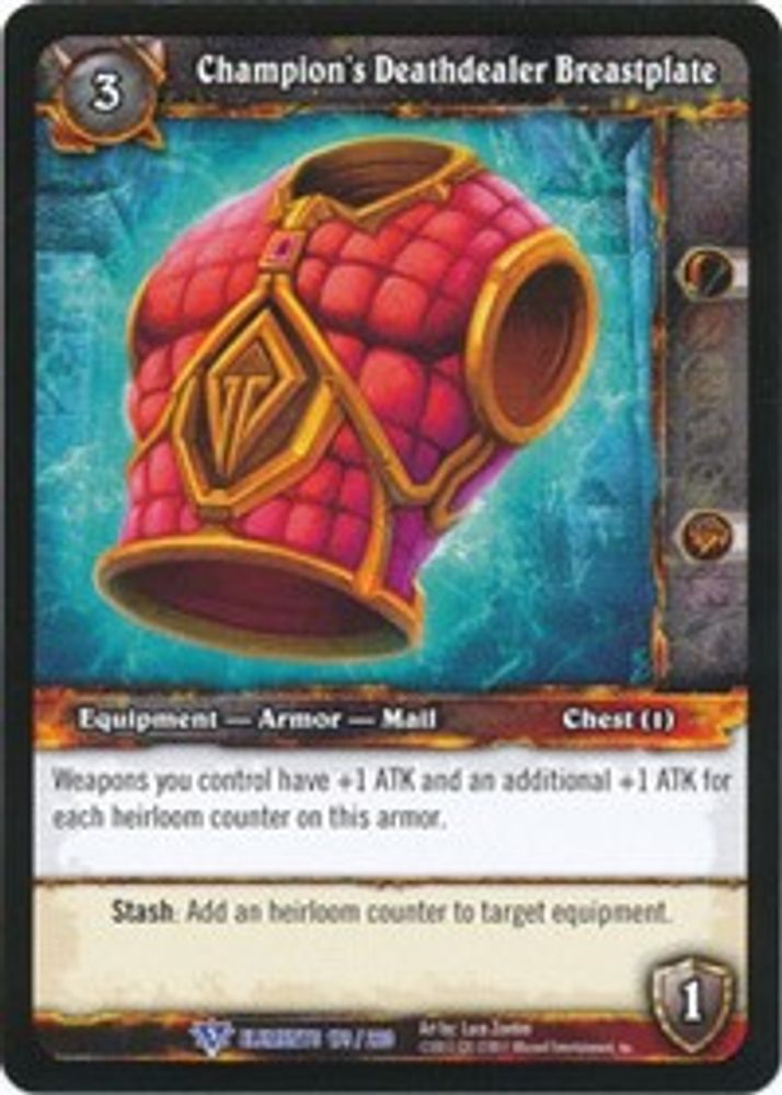 Champion's Deathdealer Breastplate, Standard, front