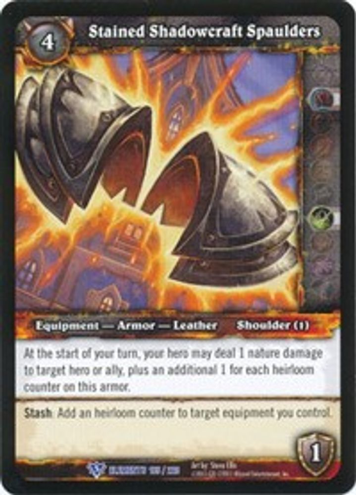 Stained Shadowcraft Spaulders, Standard, front