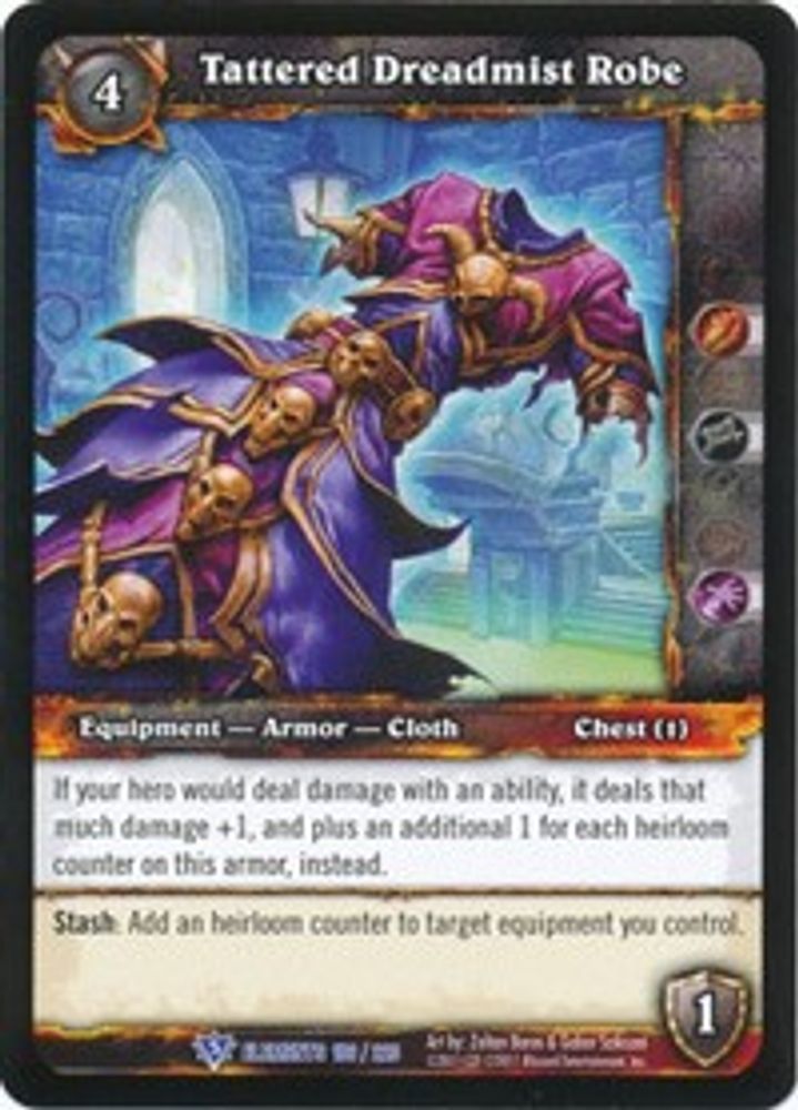 Tattered Dreadmist Robe, Standard, front
