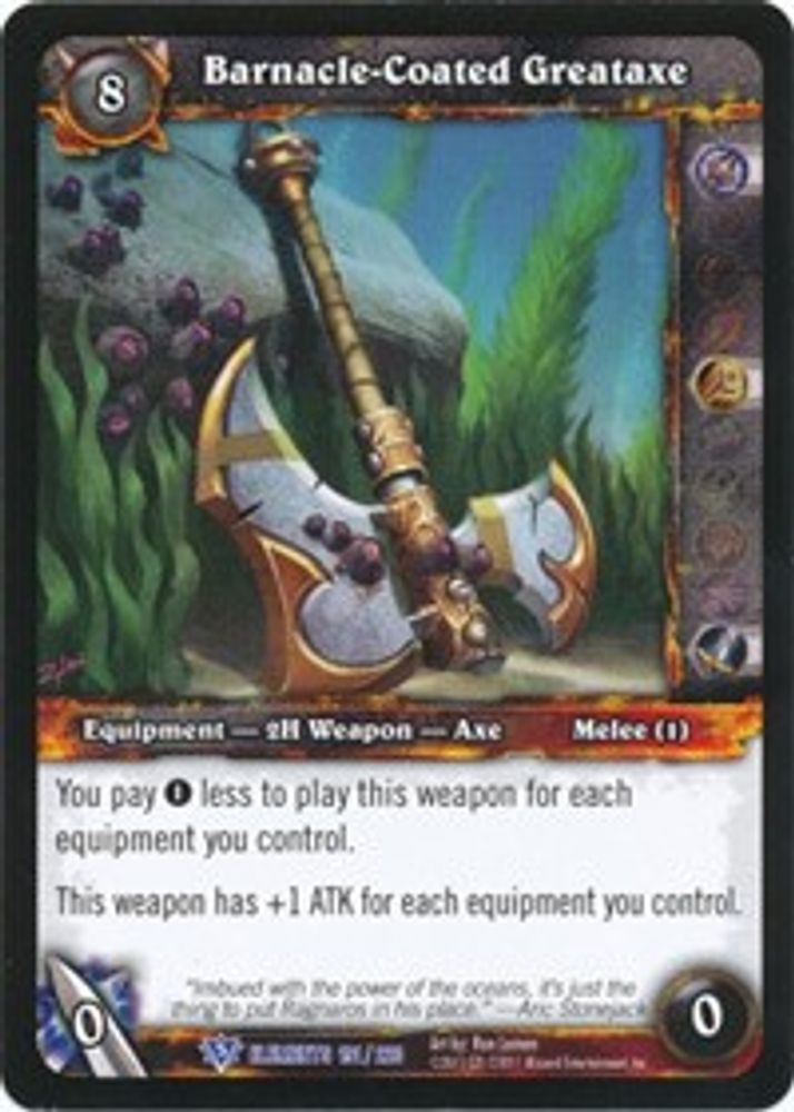 Barnacle Coated Greataxe, Standard, front
