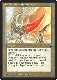 Red Mana Battery, Legends