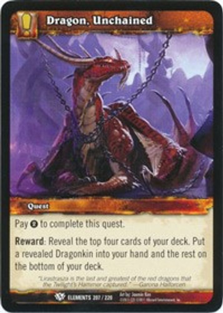Dragon, Unchained, Standard, front