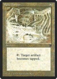 Relic Barrier, Legends