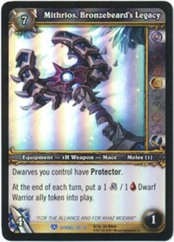 Mithrios, Bronzebeard's Legacy, Foil, front