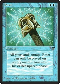 Reset, Legends