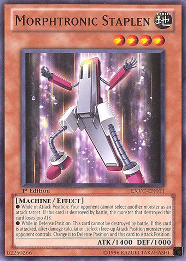 Morphtronic Staplen, 1st-edition, front