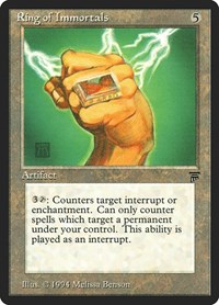Ring of Immortals, Legends