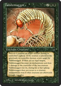 Takklemaggot, Legends