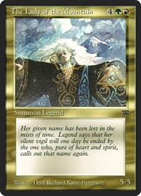 The Lady of the Mountain, Legends