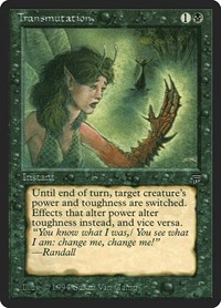 Transmutation, Legends