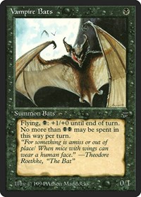 Vampire Bats, Legends