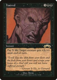 Hatred, Exodus