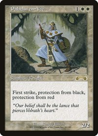 Paladin en-Vec, Exodus