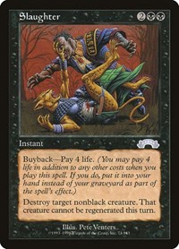 Slaughter, Exodus