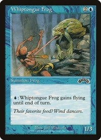 Whiptongue Frog, Exodus