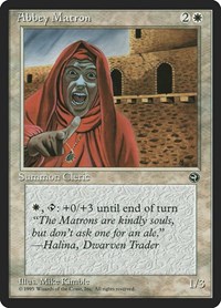 Abbey Matron, Homelands
