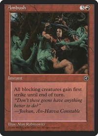 Ambush, Homelands