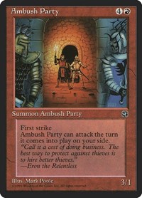 Ambush Party, Homelands