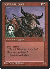 Anaba Bodyguard, Homelands
