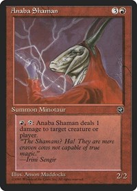 Anaba Shaman, Homelands
