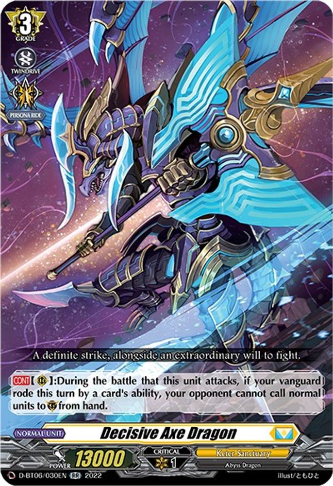 Decisive Axe Dragon, Standard, front