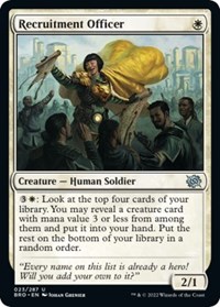 Recruitment Officer, The Brothers' War