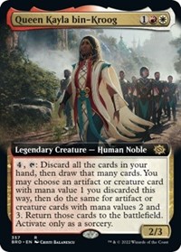 Queen Kayla bin-Kroog (Extended Art), The Brothers' War