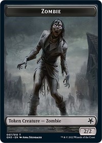 Zombie // Human Soldier Double-Sided Token, Magic Game Night: Free-For-All