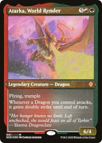Atarka, World Render (Foil Etched), Starter Commander Decks