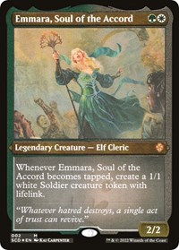 Emmara, Soul of the Accord (Foil Etched), Starter Commander Decks